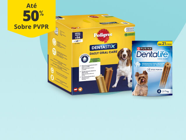 At&eacute; 50% PVPR em snacks para higiene oral